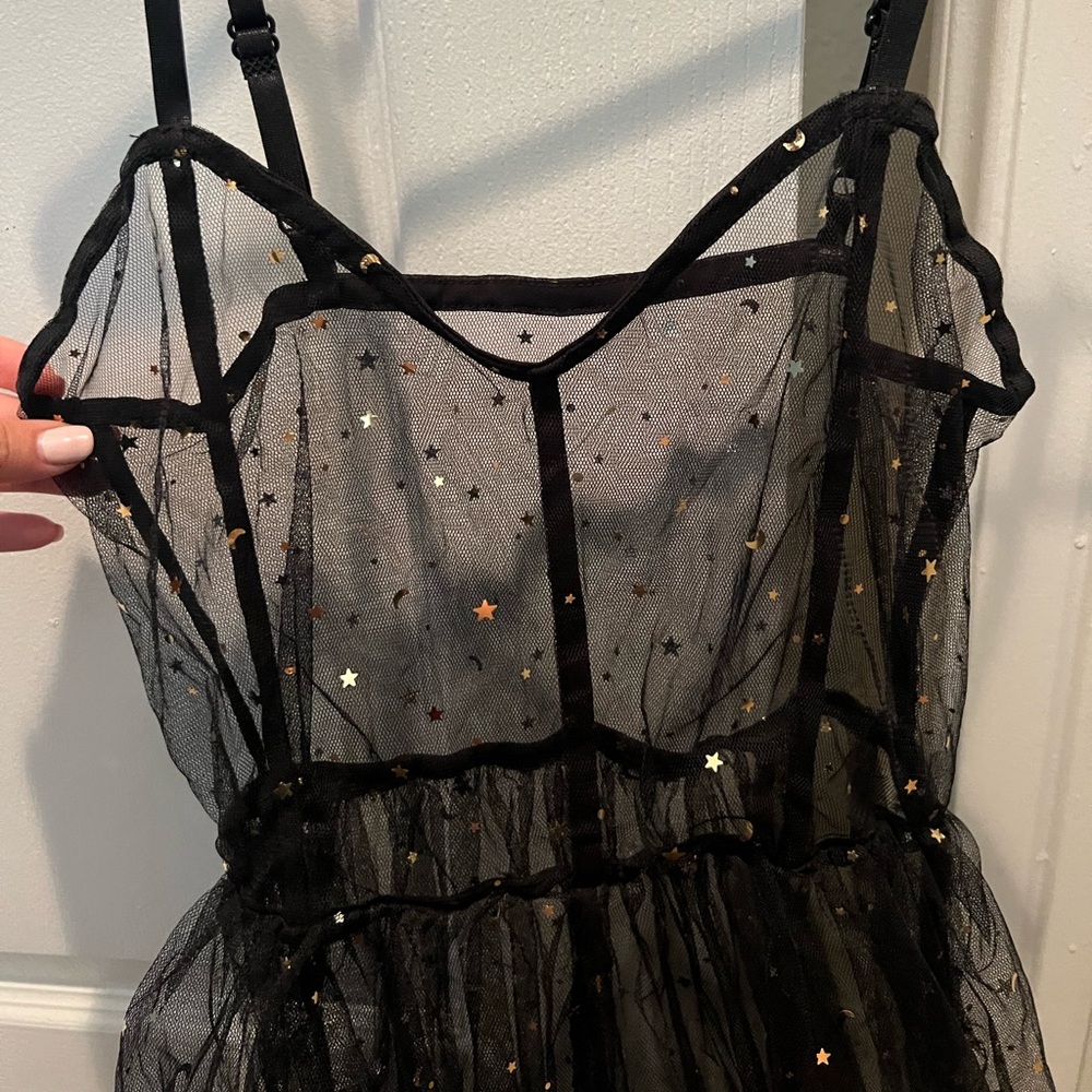 Mesh moon & stars dress